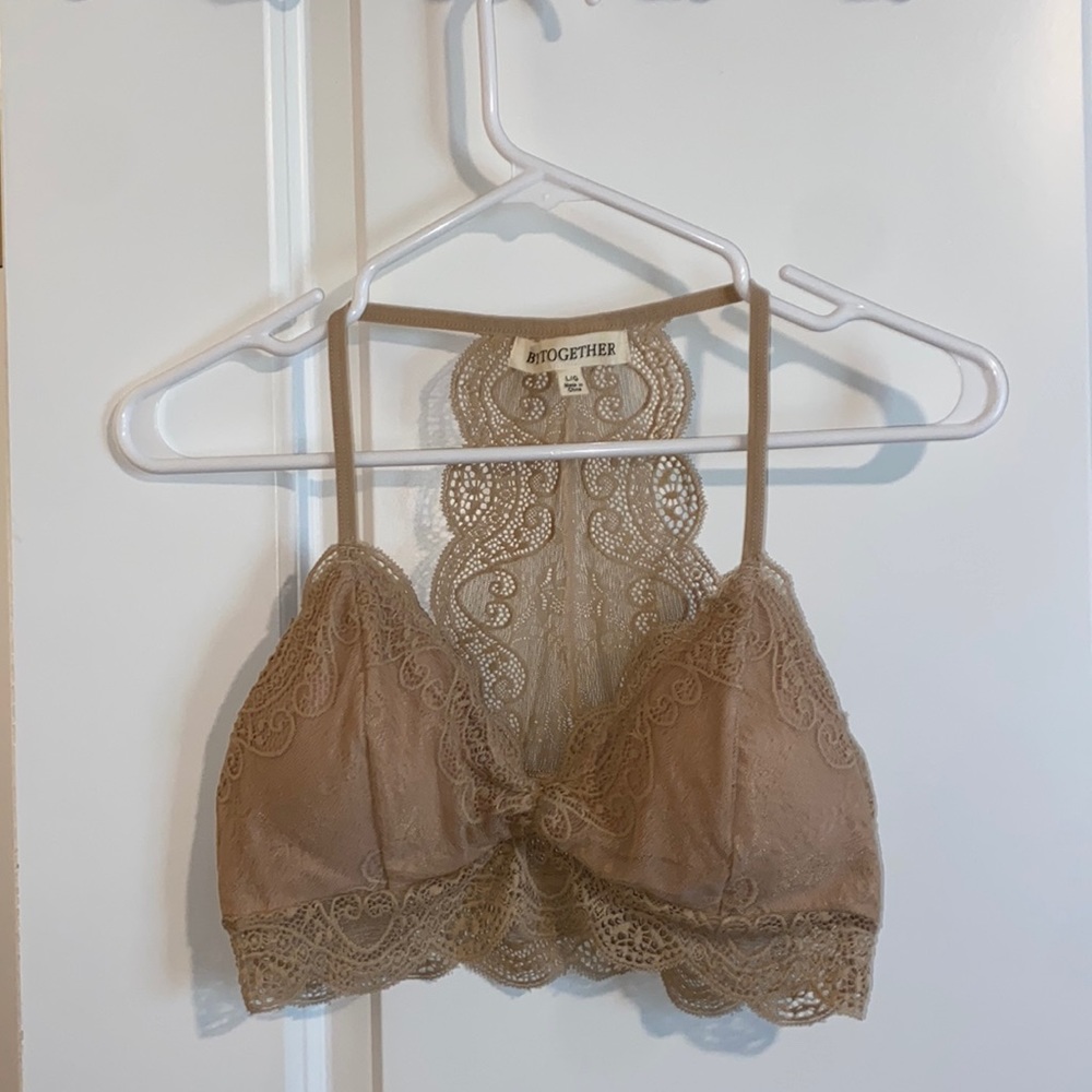 By Together Size L Nude Bralette